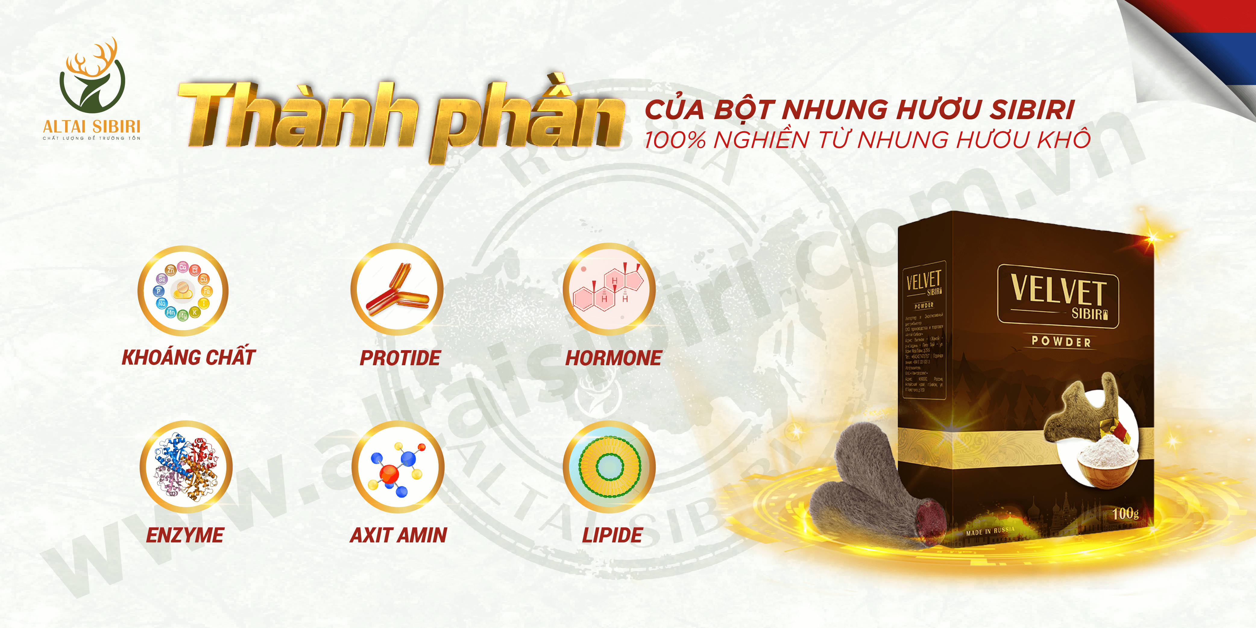 Bột nhung hươu 01